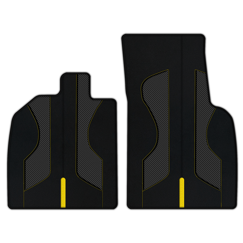 Customizable Leather Floor Mats with AW35 Pattern for Audi R8 (2015-2023)