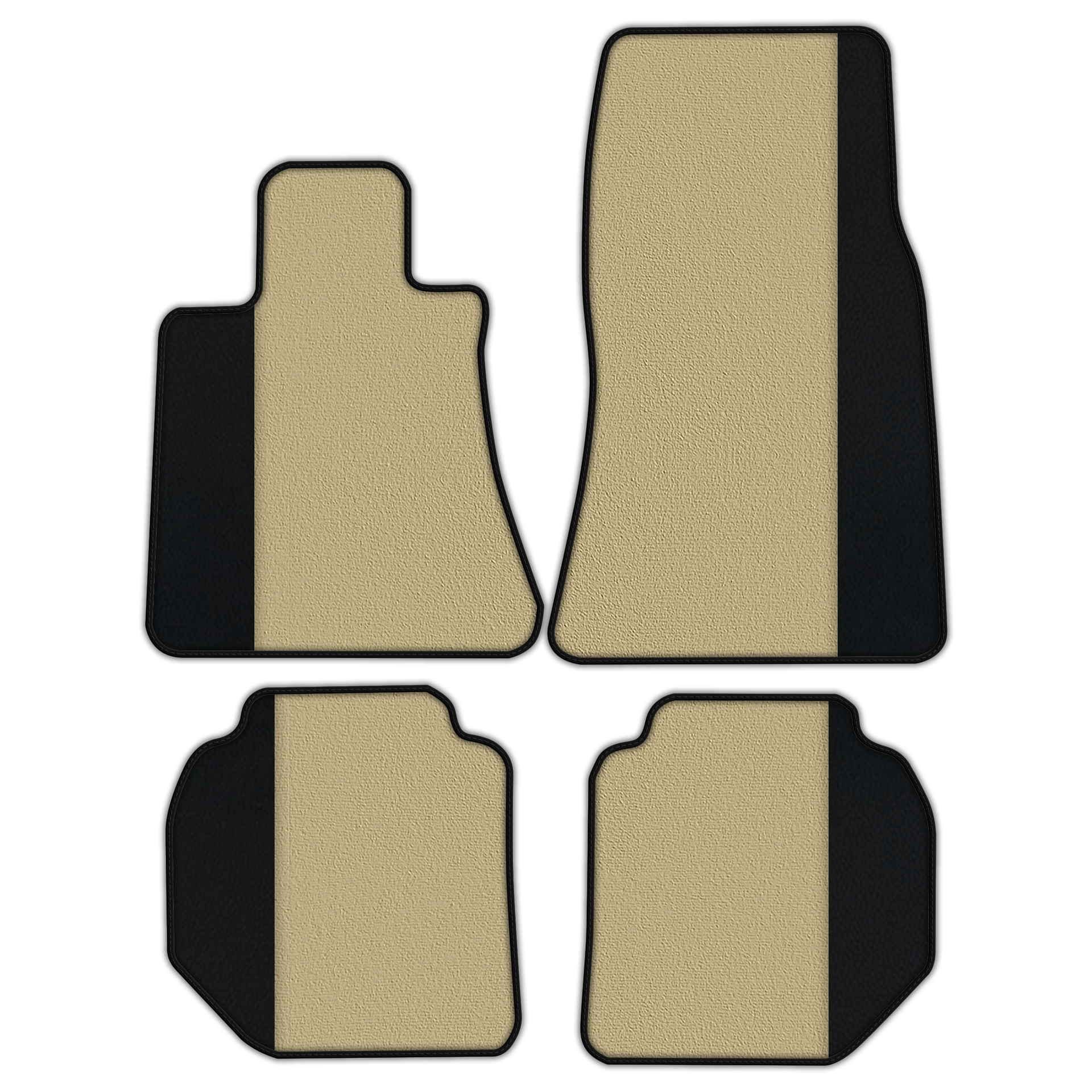 Customizable Floor Mats From Carpet With Leather for Rolls-Royce Ghost Series II (2021–2024)