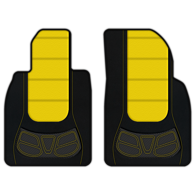 Customizable Leather Floor Mats with AW42 Pattern for Porsche 911 GT3 (997) 2006–2011