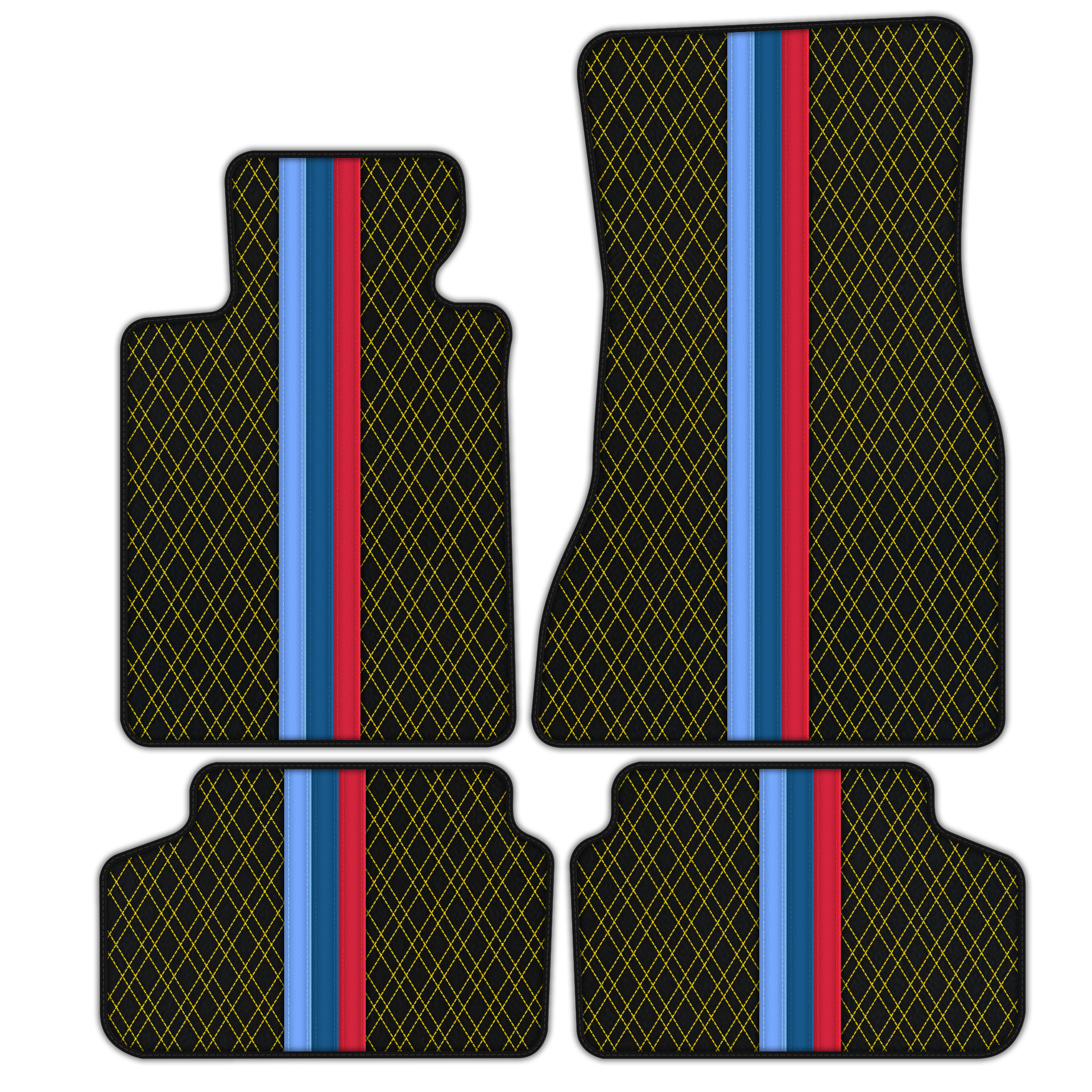 Premium Customizable Leather Floor Mats for BMW F01 (2008-2015)