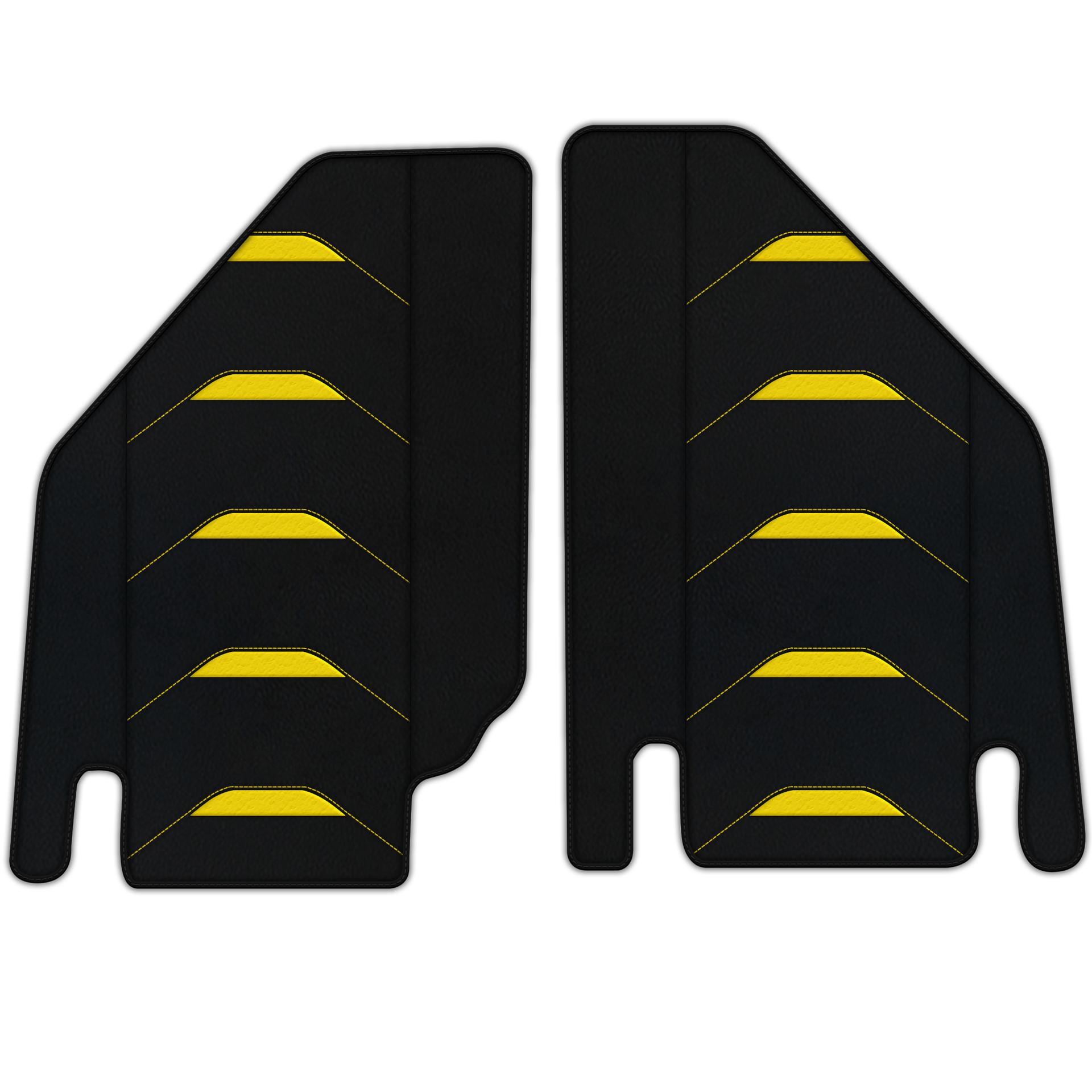 Custom Leather Floor Mats for Lamborghini Countach - AW25 Pattern