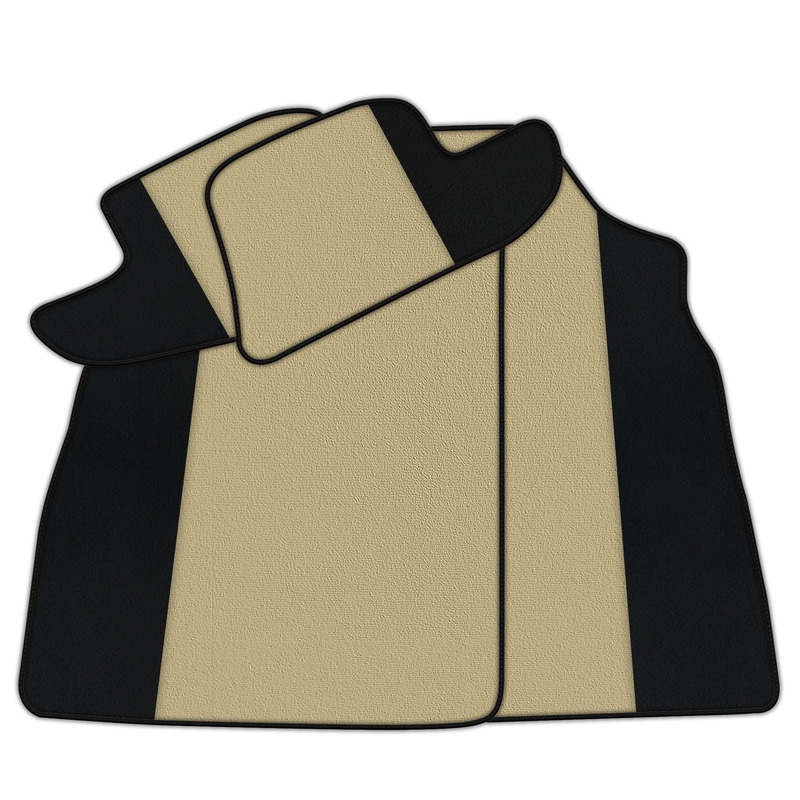 Customizable Floor Mats From Carpet With Leather for Bentley Continental GTC (2011-2018)