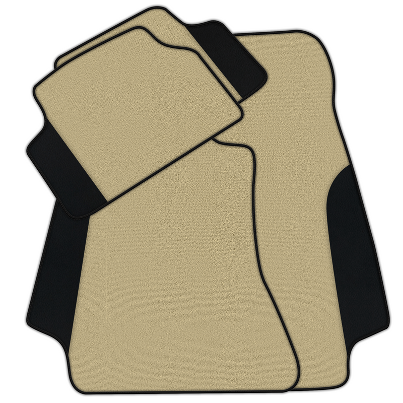 Customizable Floor Mats From Carpet With Leather for Mercedes Benz E-Class C207 Coupe Facelift (2013-2017)