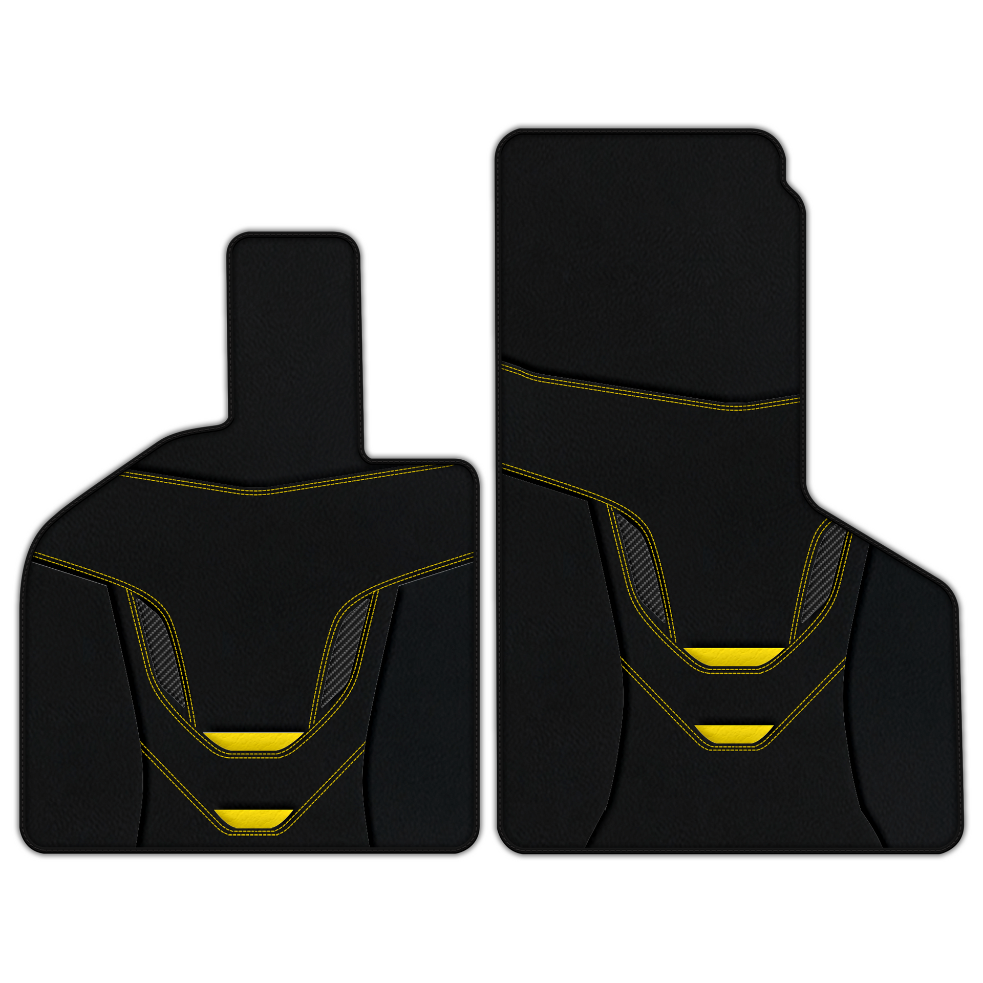 Customizable Leather Floor Mats for Lamborghini Huracan STO 2021-2024