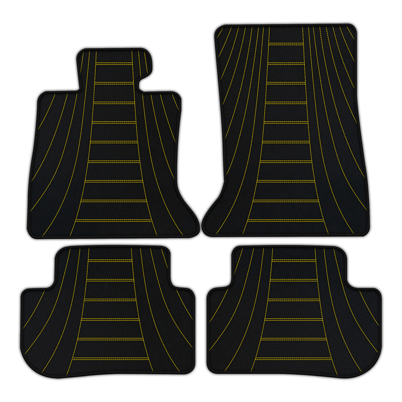Customizable Leather Floor Mats with AW17 Pattern for Rolls Royce Wraith (2013–2023)