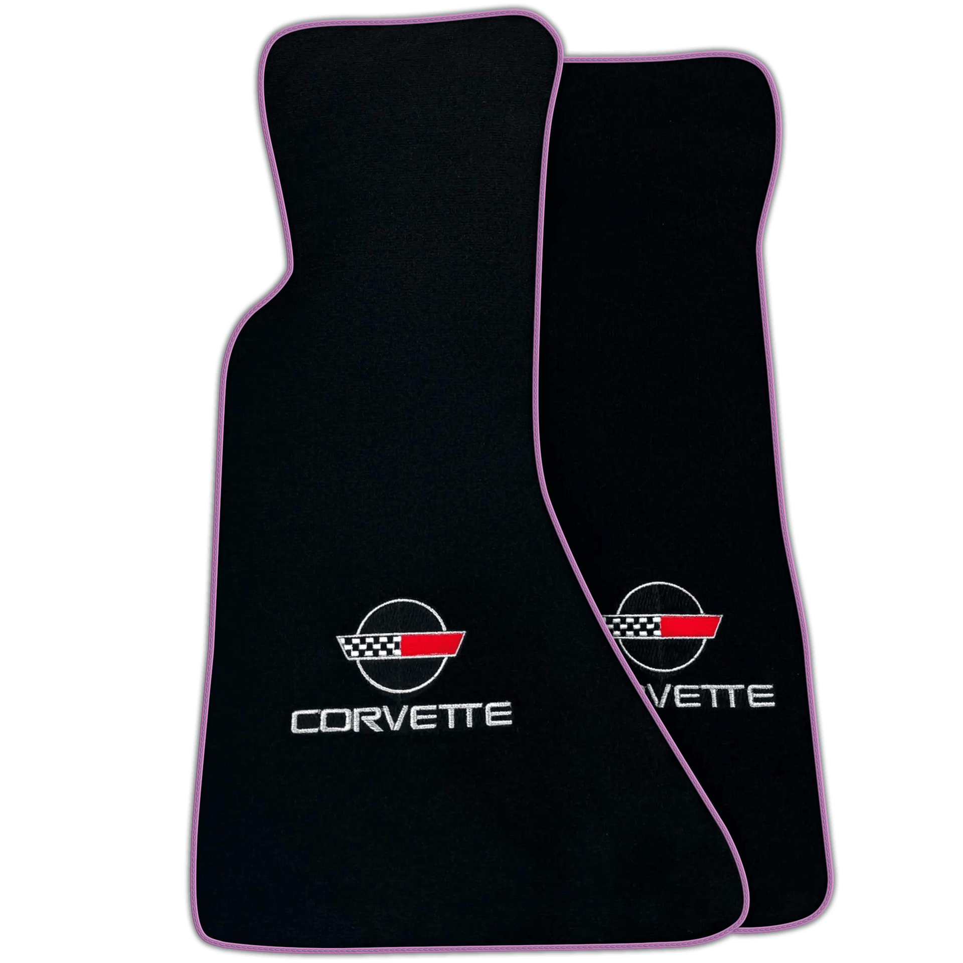 Black Floor Mats for Chevrolet Corvette C4 (1984-1996) | Various Trim Colors