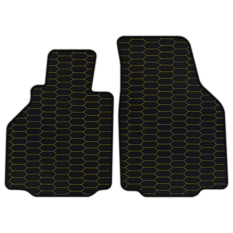 Customizable Leather Floor Mats with Raptor Hex Pattern for Porsche 911 GT3 (996) 1999–2005