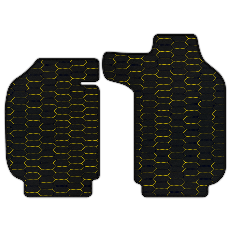 Customizable Leather Floor Mats with Raptor Hex Pattern for Porsche 911 SC (1978–1983)