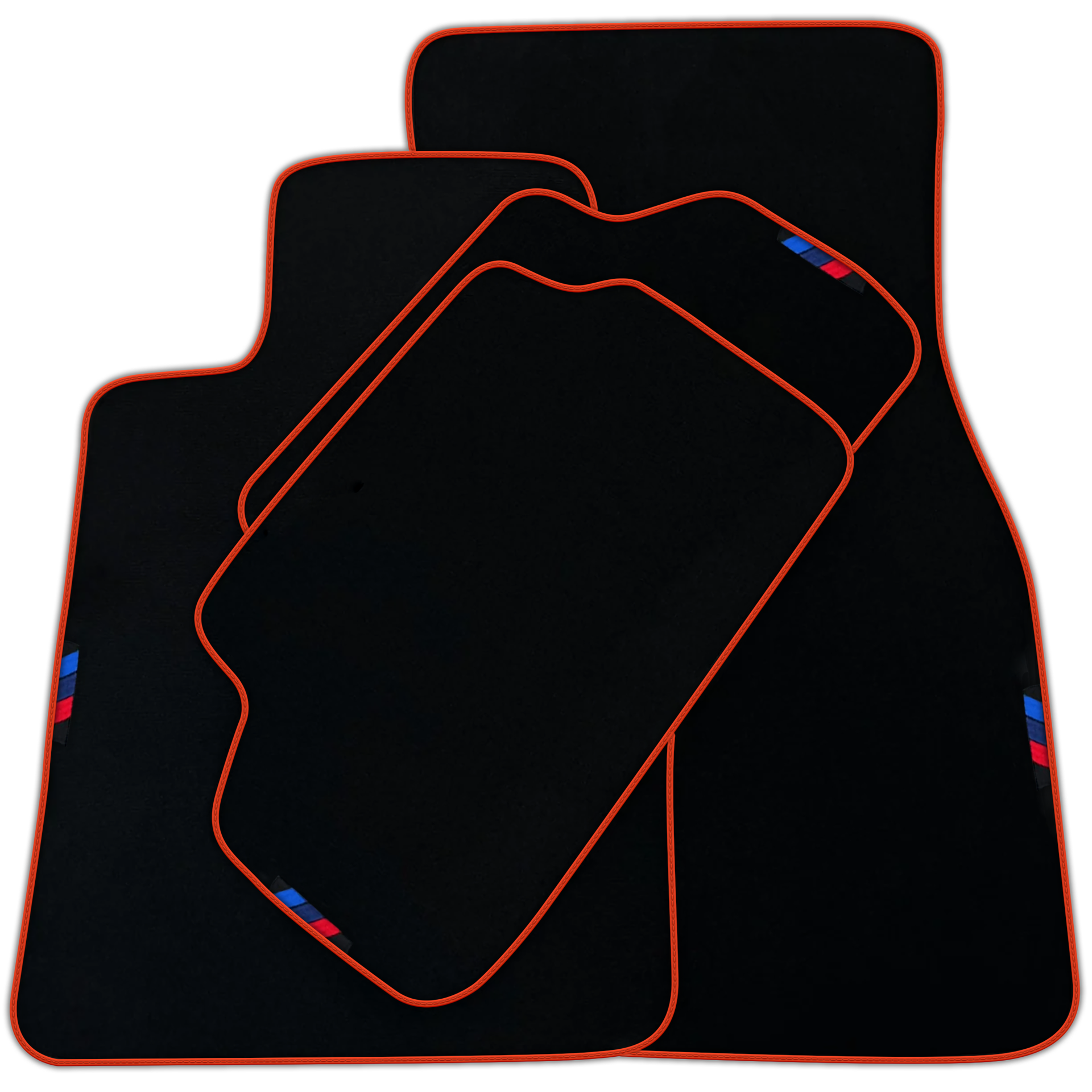 Black Floor Mats For BMW X5 Series F15 | Red Trim | Various Trim Colors