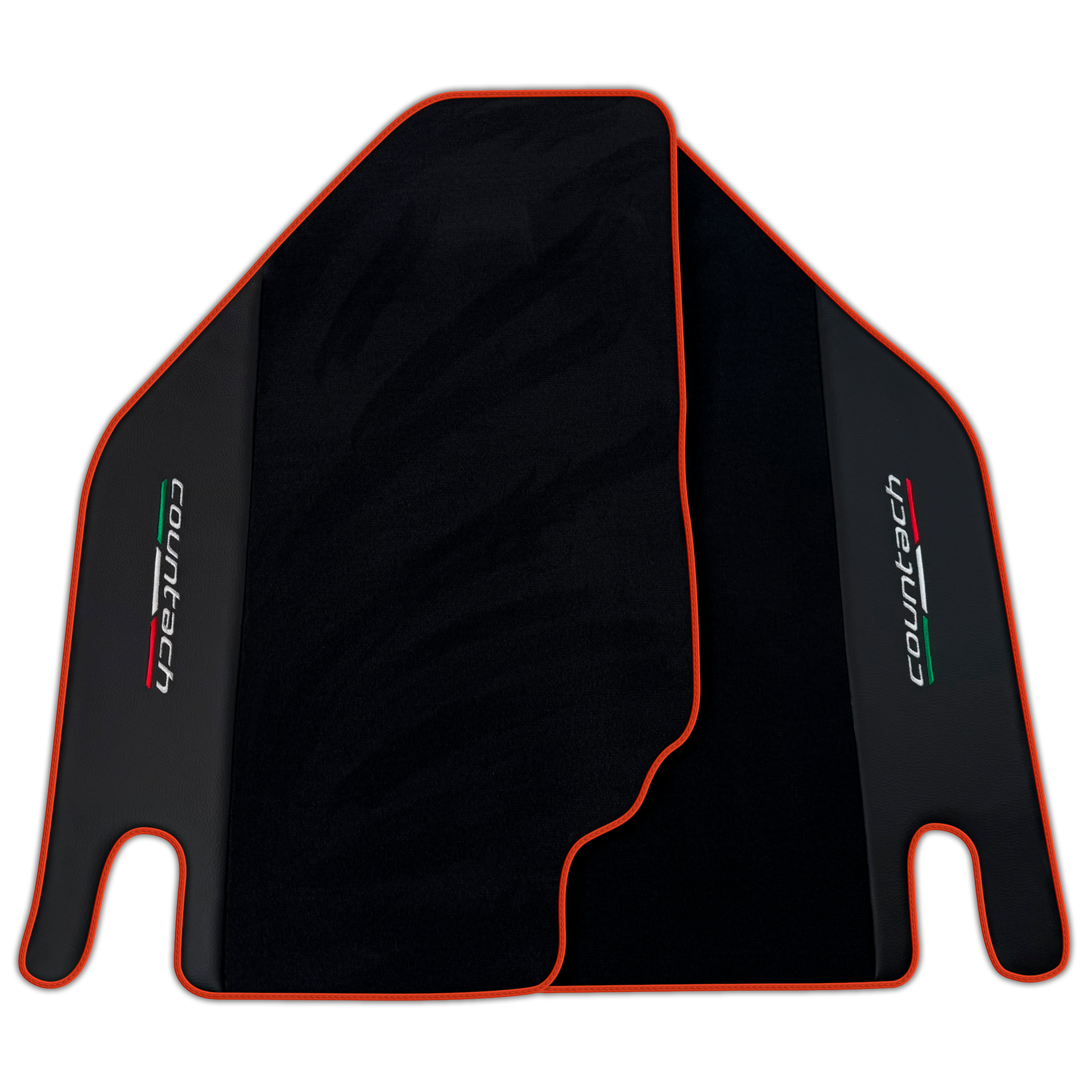 Premium Black Floor Mats for Lamborghini Countach (1974-1990)