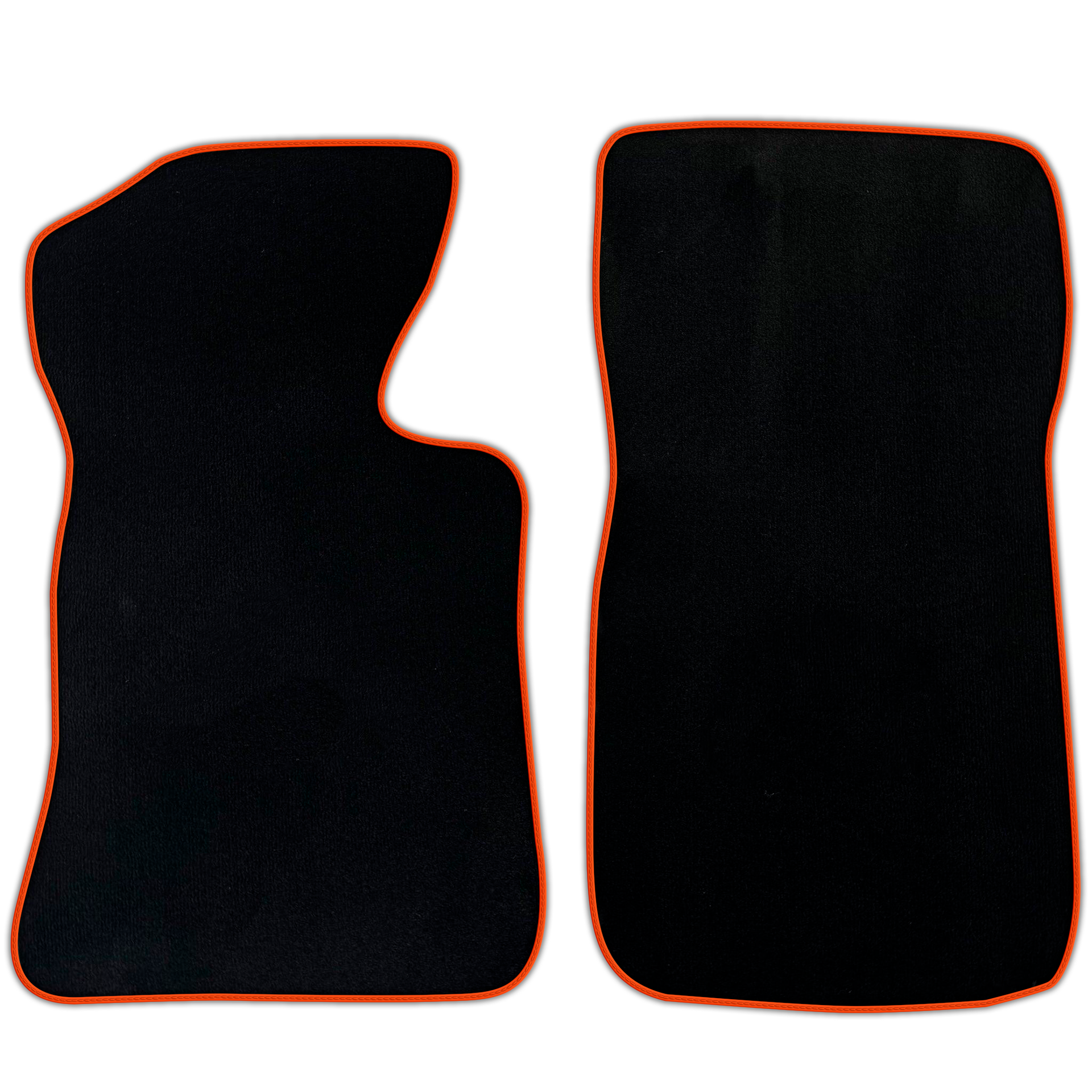 Custom Black Floor Mats for Chevrolet Corvette C2 (1963-1967) Black Trim