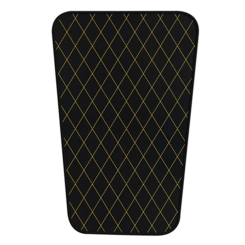 Customizable Leather Trunk Floor Mats with Single Diamond Pattern for Ferrari F8 Spider (2019-2023)