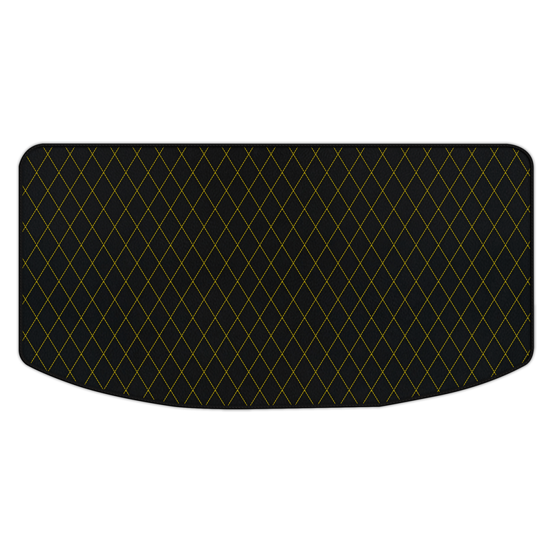 Customizable Leather Trunk Floor Mats with Single Diamond Pattern for Aston Martin DB11 (2016–2023)