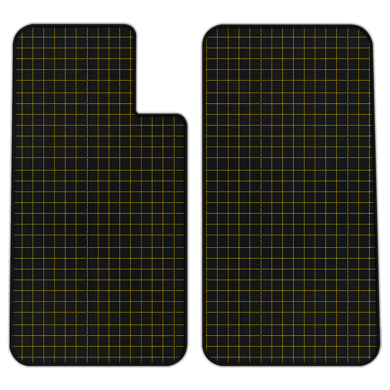 Customizable Leather Floor Mats with Square Pattern for Aston Martin V8 Vantage (1977-1989) Coupe