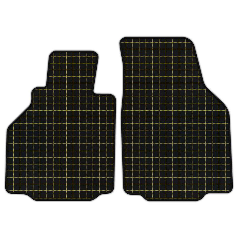 Customizable Leather Floor Mats with Square Pattern for Porsche 911 GT3 (996) 1999–2005