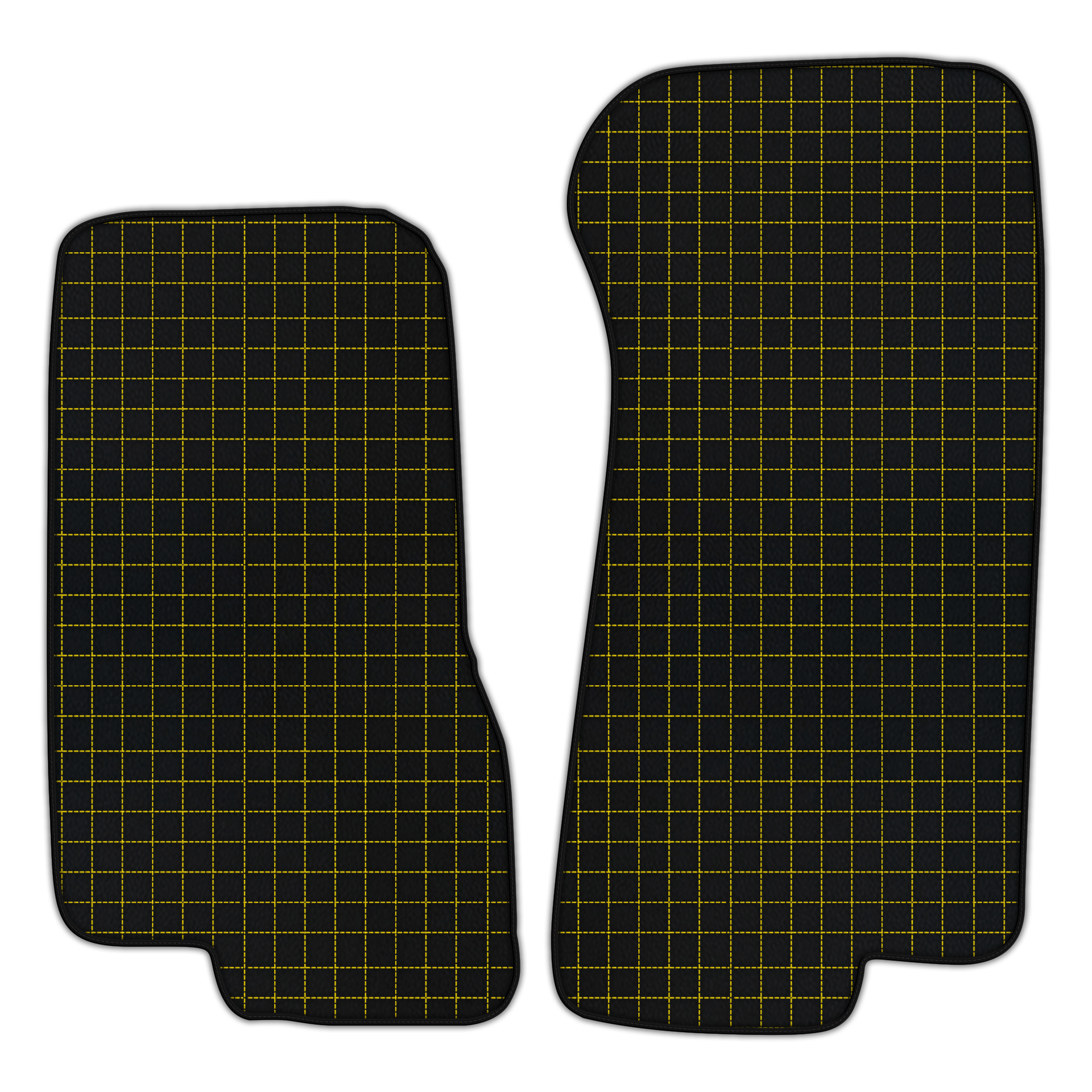 Premium Custom Aston Martin V8 Coupe Special Leather Floor Mats - (1996-2000)