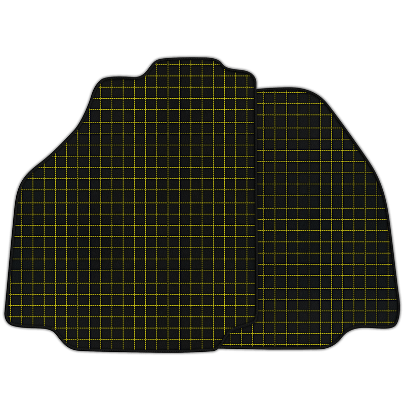 Customizable Leather Floor Mats with Square's Pattern for Ferrari F8 Spider (2019-2023)