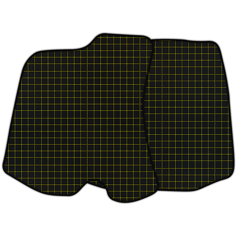 Customizable Leather Floor Mats with Square's Pattern for Ferrari Portofino (2018–2023)