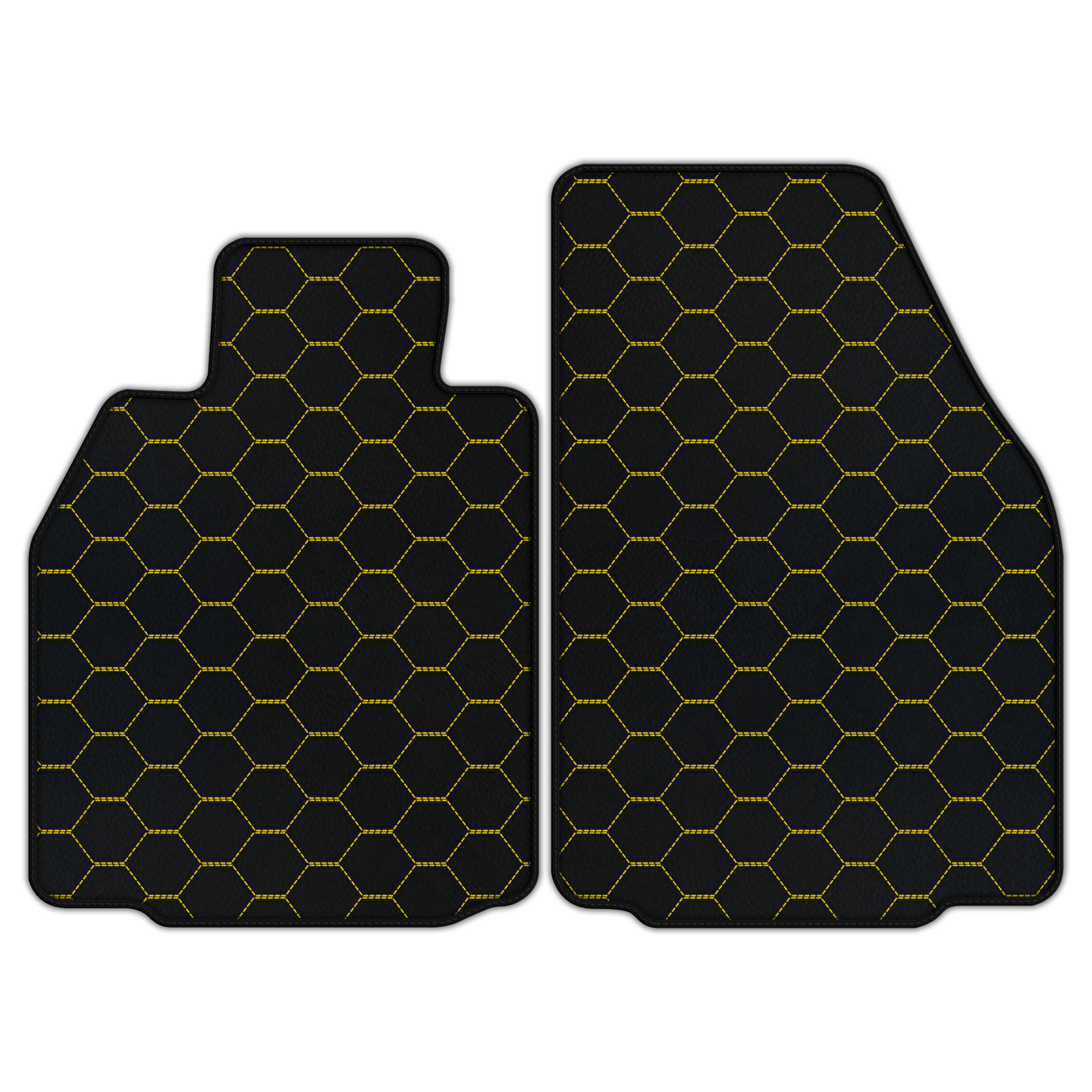 Customizable Leather Floor Mats for Porsche 911 GT3 RS - Raptor Hex