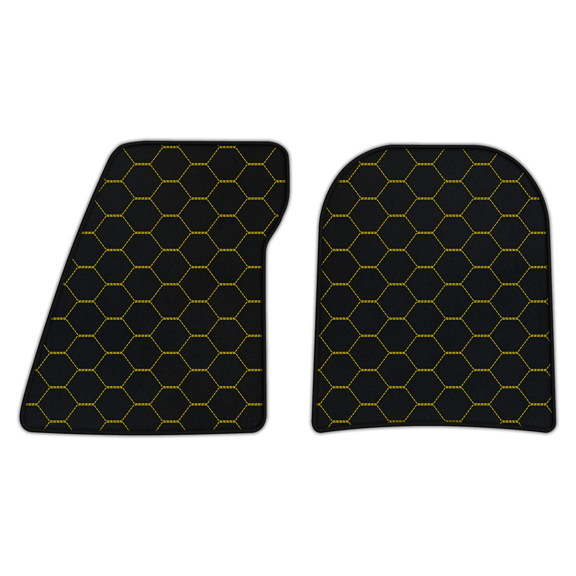 Custom Leather Floor Mats for Lotus Evija | Raptor Hex Pattern