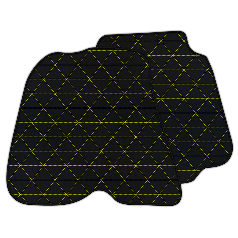 Customizable Leather Floor Mats with Triangle's Pattern for Ferrari F12 Berlinetta (2012-2022)