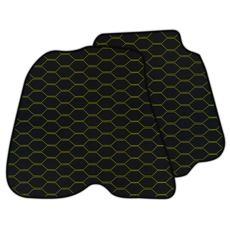 Customizable Leather Floor Mats with Divario Pattern for Ferrari 812 GTS (2018-2023)