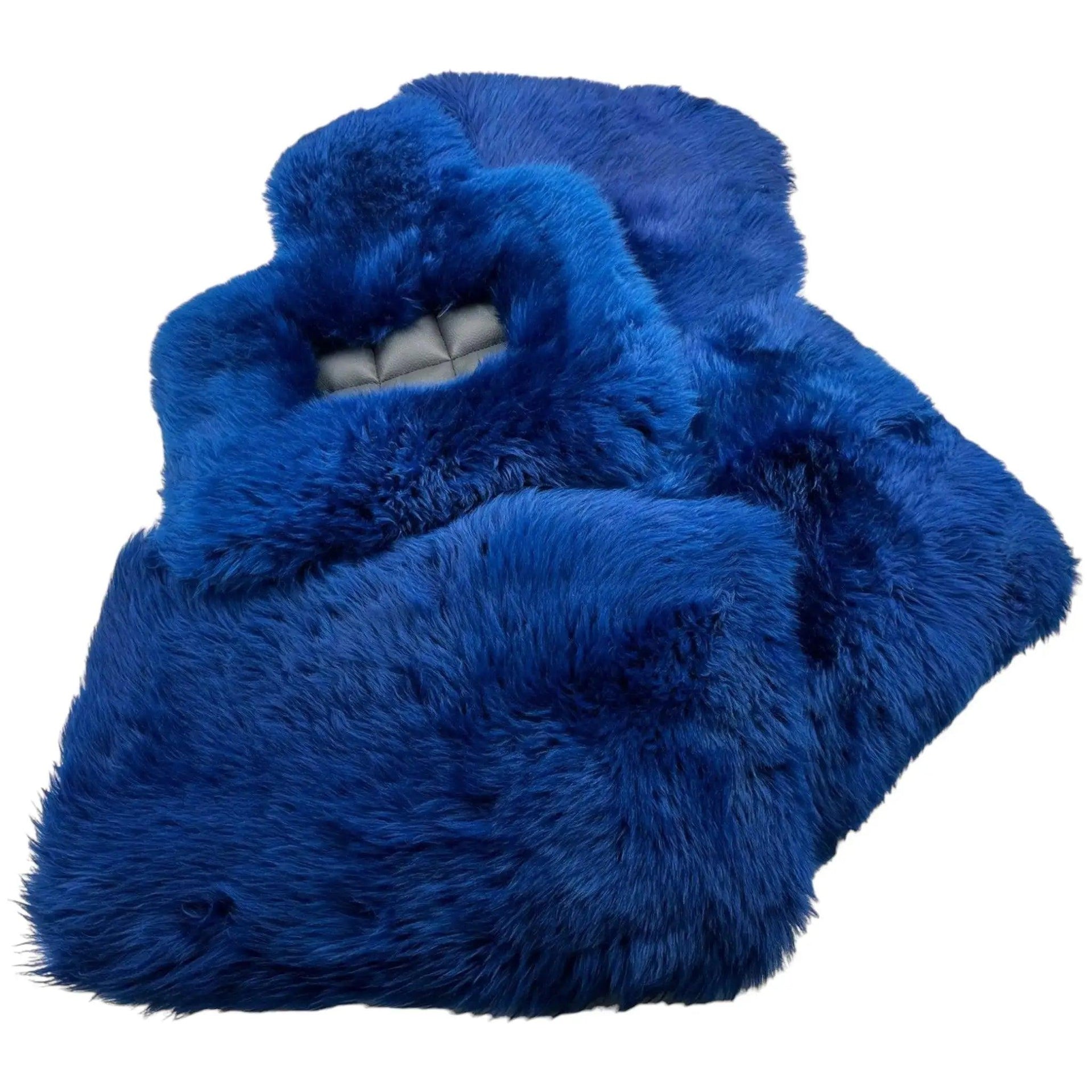 Various Colors of Sheepskin Floor Mats Tailored for the Lexus LC (2017-2024) - AutoWin