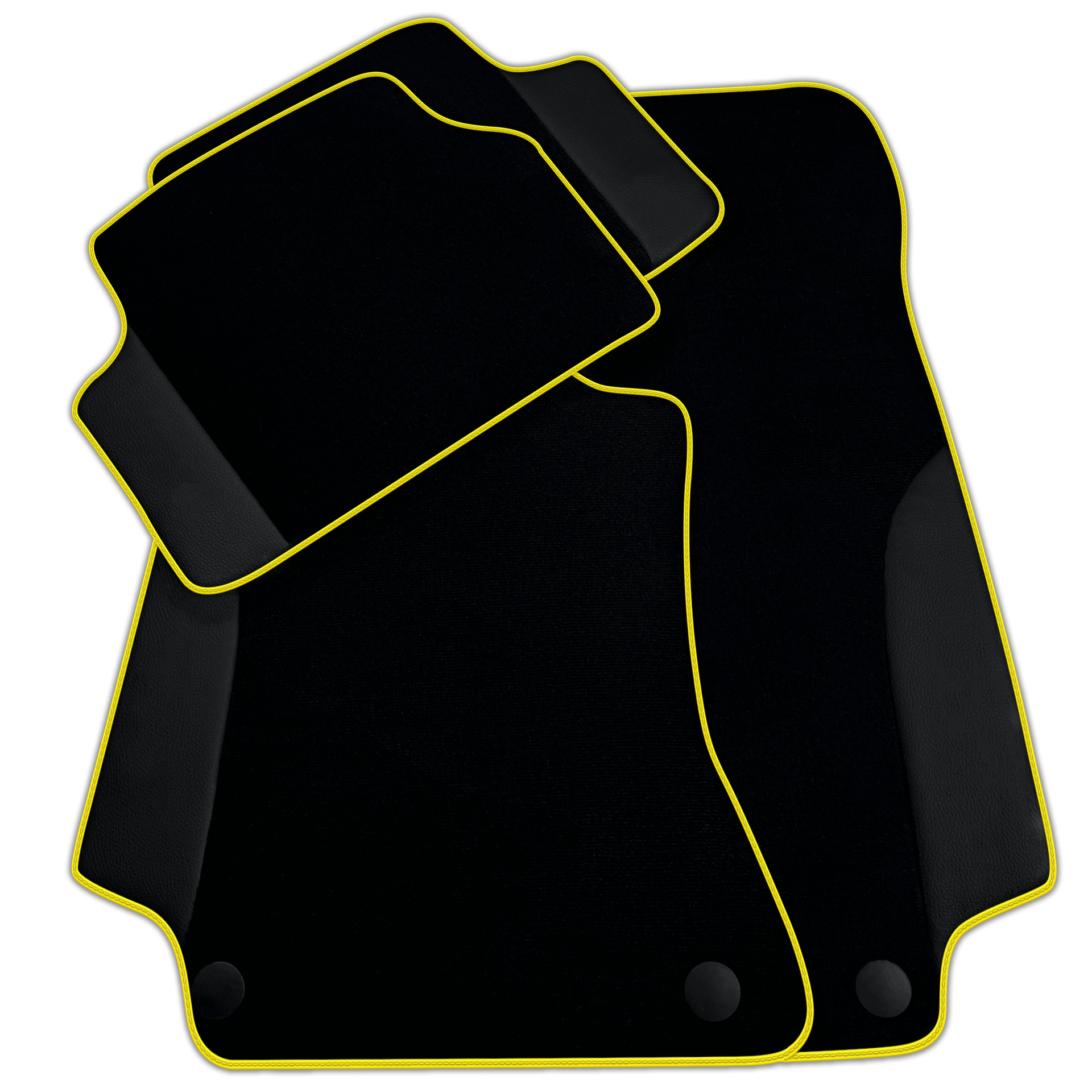 Customizable Black Floor Mats For Mercedes Benz GLK-Class X204 (2008-2012)