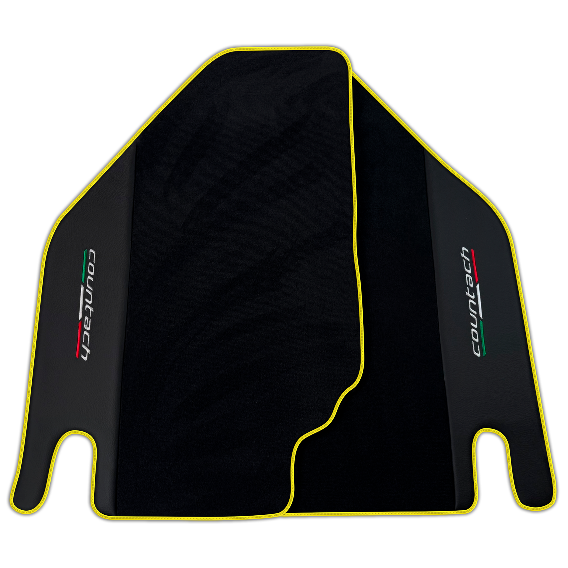 Premium Black Floor Mats for Lamborghini Countach (1974-1990)