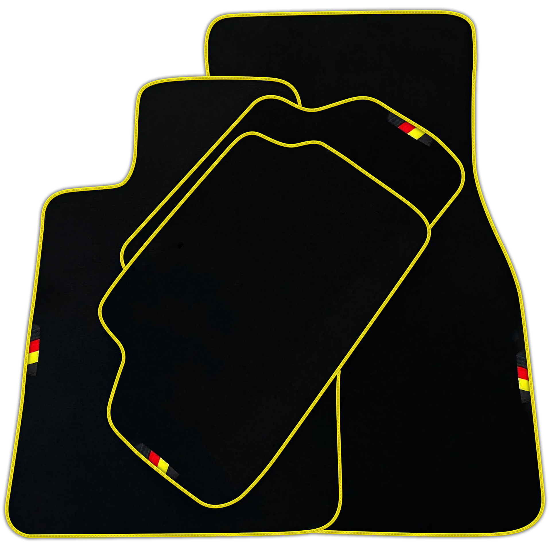Black Mats For BMW 3 Series E46 4-door Sedan Germany Edition | Various Trim Colors