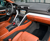 Customizable Black Floor Mats For Lamborghini Urus With Alcantara Leather