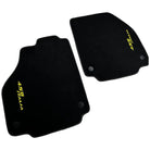 Alcantara Black Floor Mats For Ferrari 458 Italia (2009-2015) Yellow - AutoWin