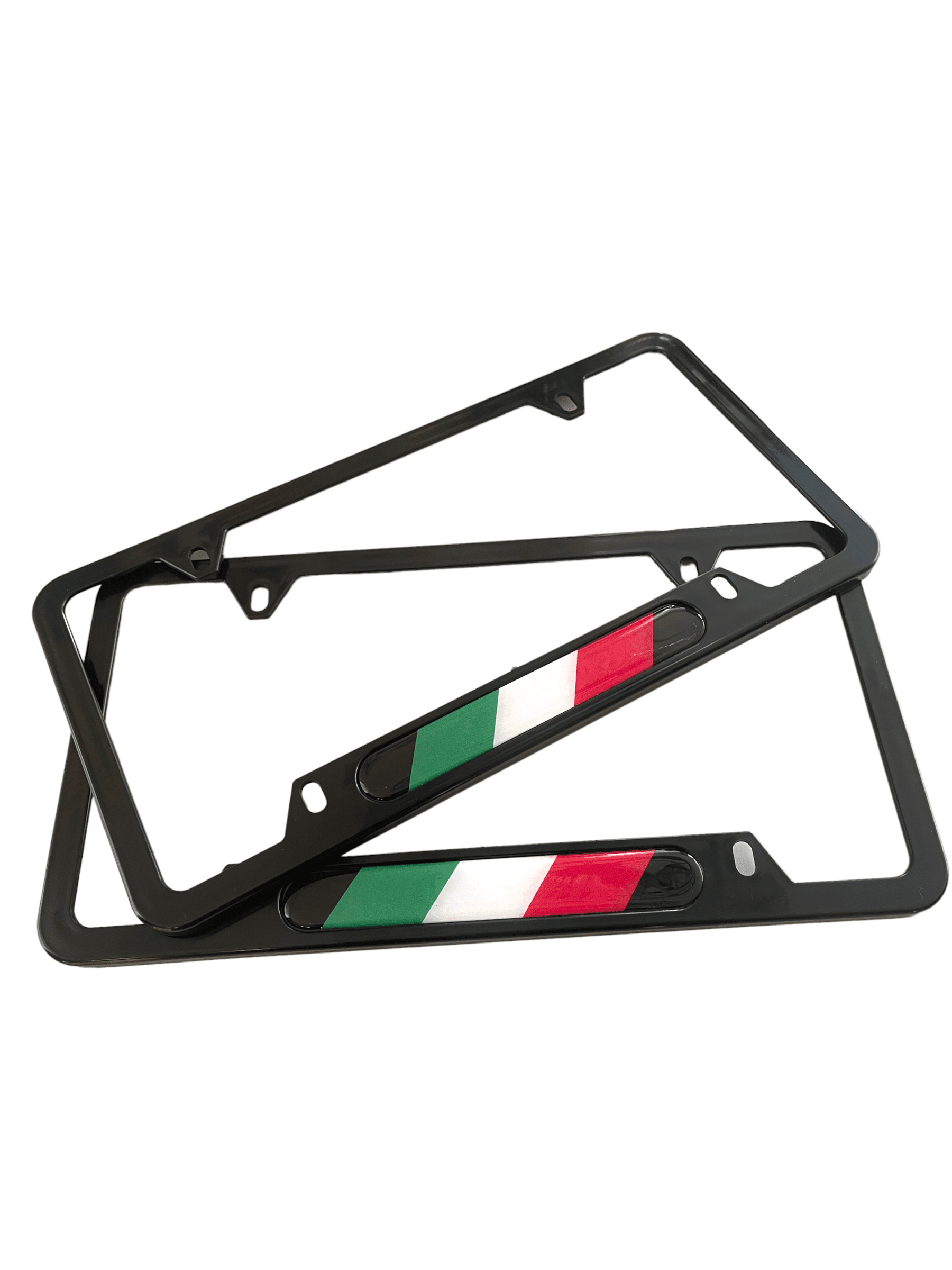 Autowin Number Plate Holder USA Standard Size Italy Flag - AutoWin