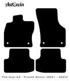 Beige Floor Mats for Audi A3 - 5-door Sedan (2021 - 2024) | ER56 Design - AutoWin