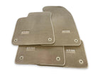 Beige Floor Mats for Audi A4 - B6 Sedan (2001-2004) | ER56 Design - AutoWin