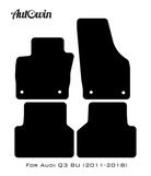 Beige Floor Mats for Audi Q3 8U (2011-2018) | ER56 Design - AutoWin