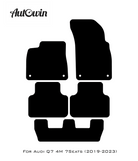 Beige Floor Mats for Audi Q7 4M (2019-2023) | ER56 Design - AutoWin