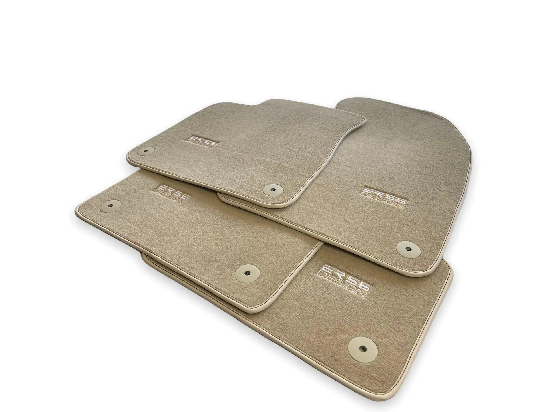 Beige Floor Mats for Audi Q8 e-tron Sportback (2023-2025) | ER56 Design - AutoWin