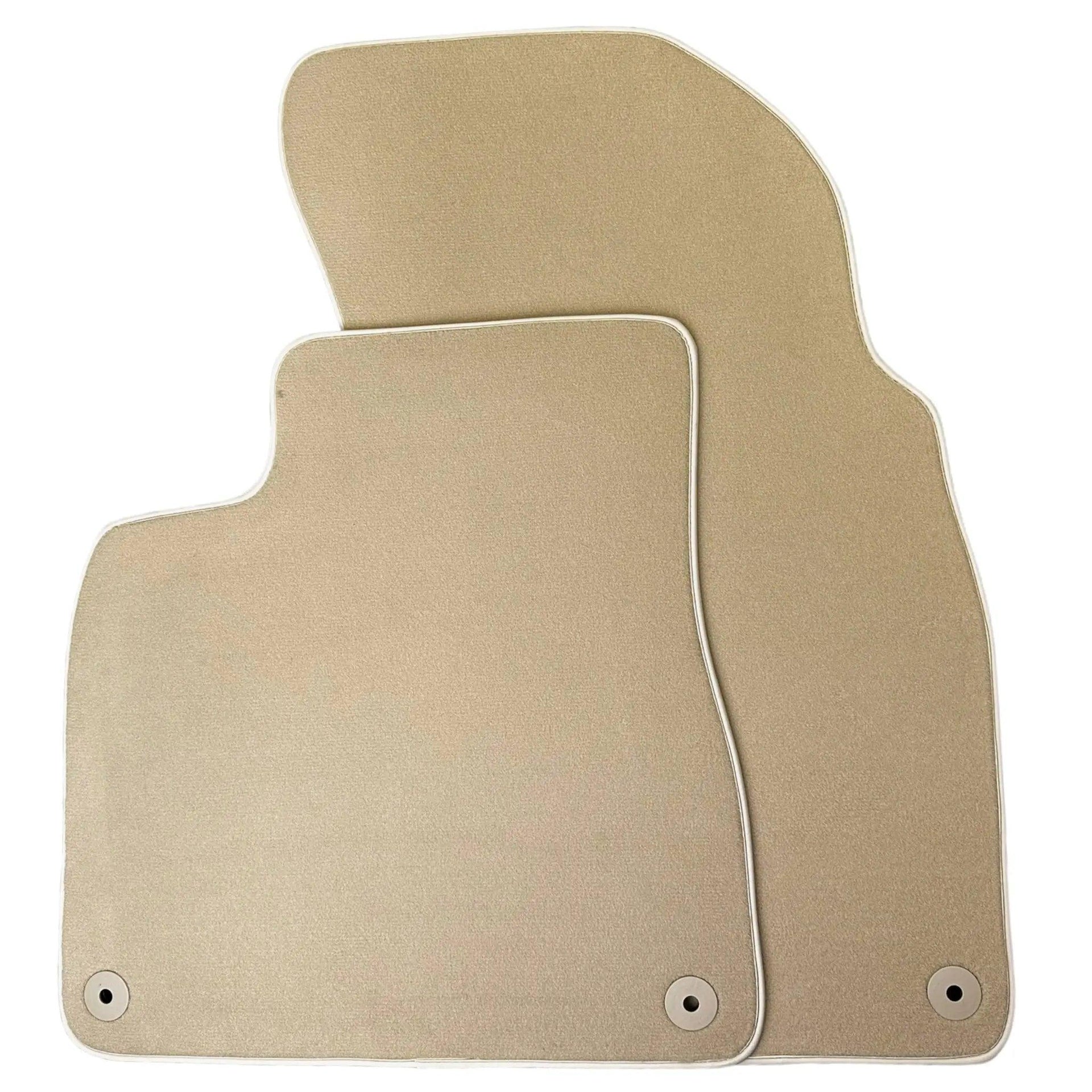 Beige Floor Mats For Bentley Bentayga (2015-2023) - AutoWin
