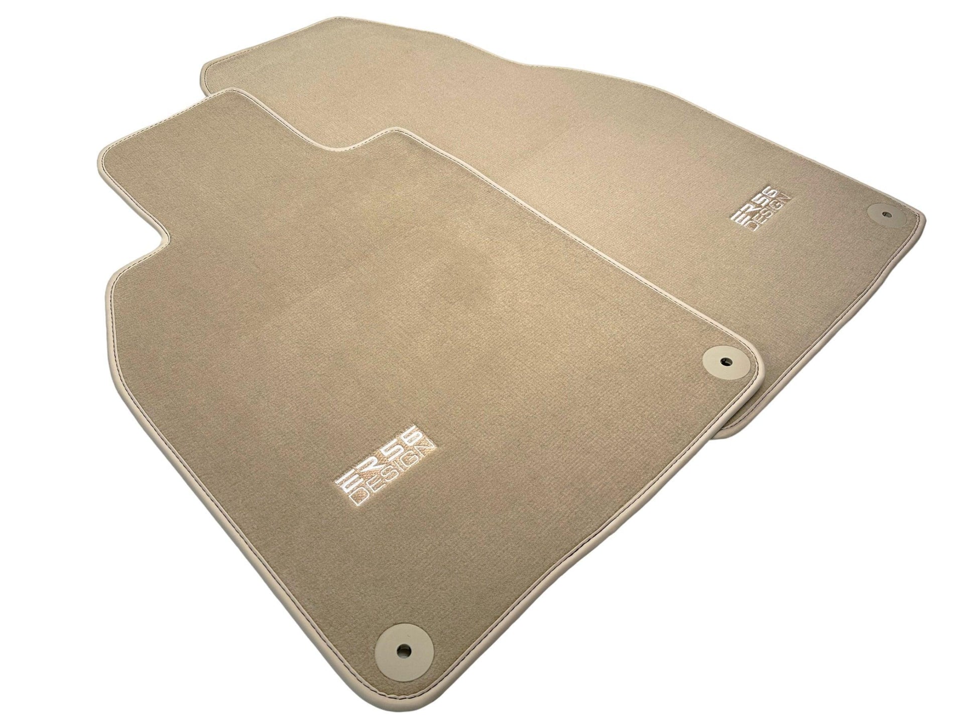 Beige Floor Mats for Porsche 718 Cayman (2017-2023) | Er56 Design - AutoWin