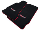 Black Floor Mats For Aston Martin DBX (2020– 2023) | Red Trim - AutoWin