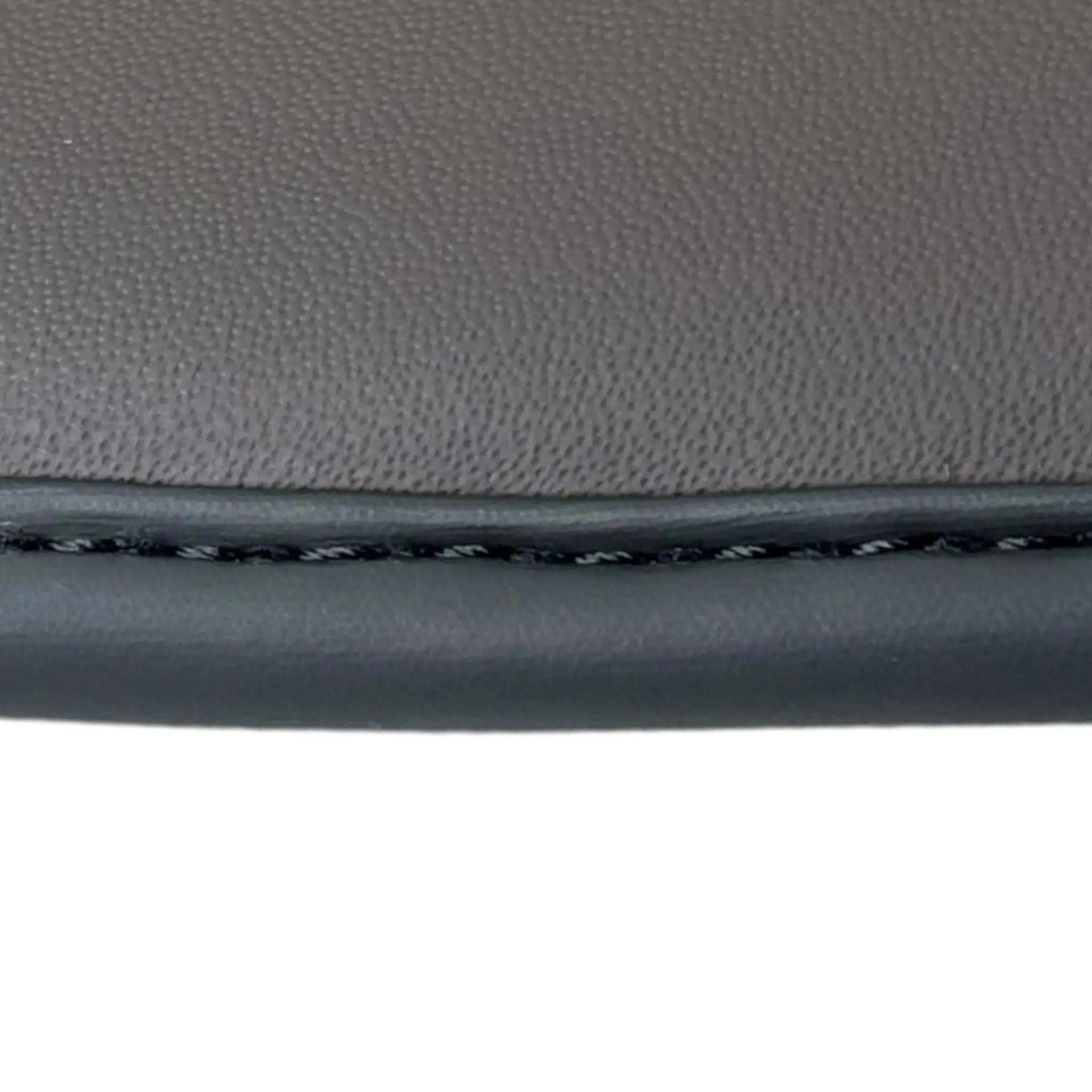 Black Floor Mats for Audi Q8 e-tron (2023-2025) with Dark Brown Leather | ER56 Design - AutoWin