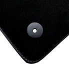 Black Floor Mats for Audi TT MK1 Convertible (1998-2006) with Leather - AutoWin