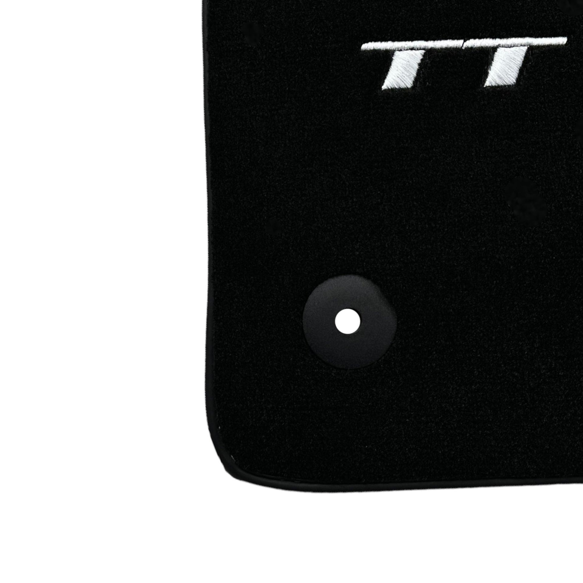 Black Floor Mats for Audi TT MK2 Coupe (2006-2014) - AutoWin