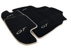 Black Floor Mats For Bentley Continental GT (2011–2018) With Beige Trim - AutoWin