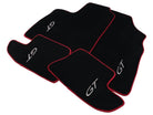 Black Floor Mats For Bentley Continental GT (2011–2018) With Red Trim - AutoWin