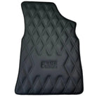 Black Floor Mats for Bentley Continental GTC (2006–2011) with Leather | ER56 Design - AutoWin