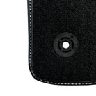 Black Floor Mats For Bentley Continental GTC (2018-2023) Speed with Leather - AutoWin