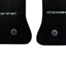 Black Floor Mats For Chevrolet Corvette C7 (2014-2019) - AutoWin
