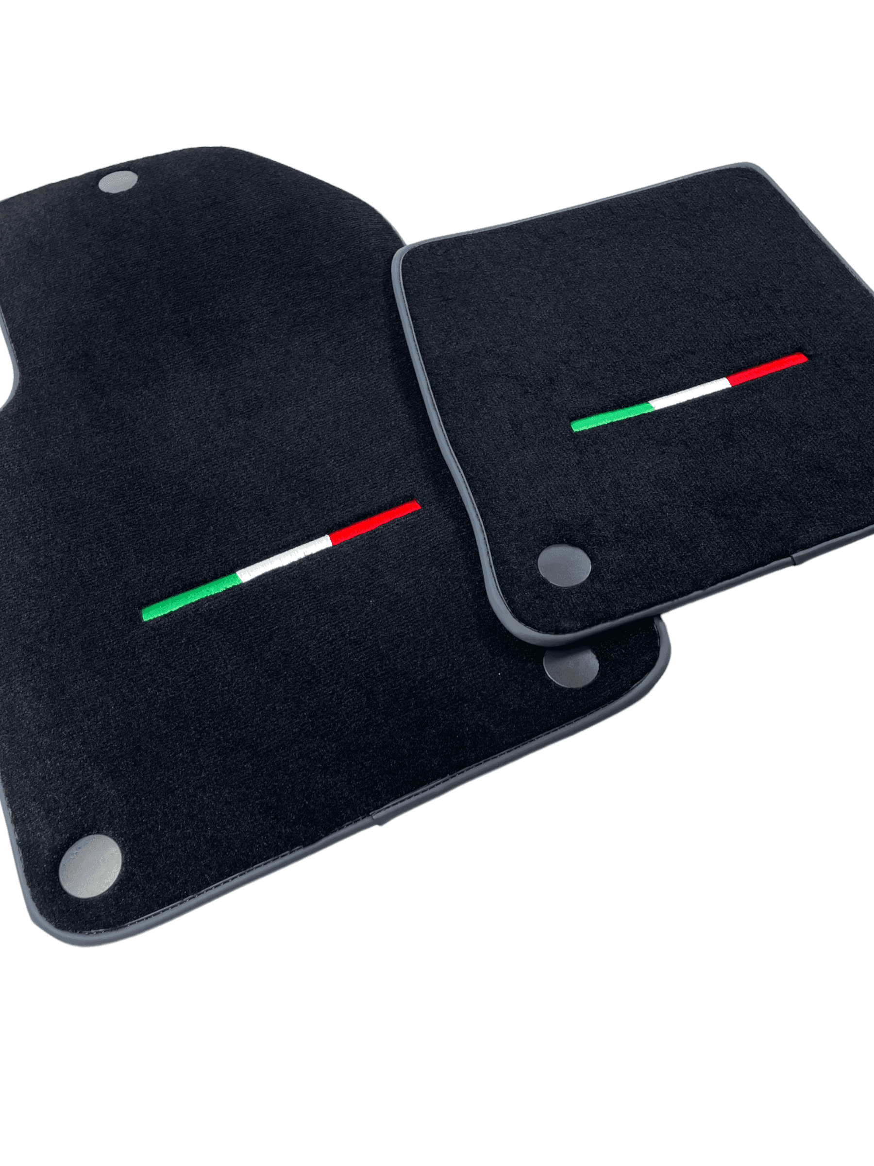 Black Floor Mats For Ferrari 612 Scaglietti 2005-2011 Italian Edition - AutoWin